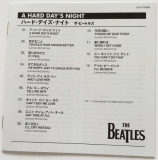 Beatles (The) : A Hard Day's Night [Encore Pressing] : JP-EN Booklet